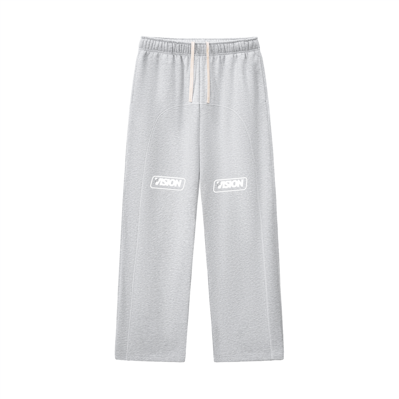Contrast-Stitched Fleece Sweatpants